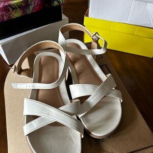 White sandal